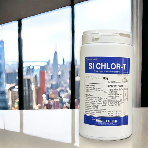 AVAC Si CHLOR-T 1kg - Viên sủi, khử trùng nước - Lon 200 viên