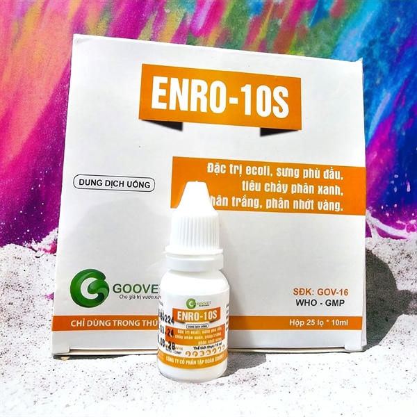 Goovet Enro 10s (Heo) Oral 10ml - Hộp 25 lọ