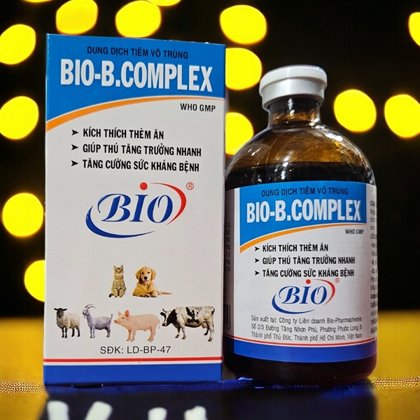 BIO BCOMPLEX 100ml - KHÔNG C - Màu xanh da trời - Lọ 100ml