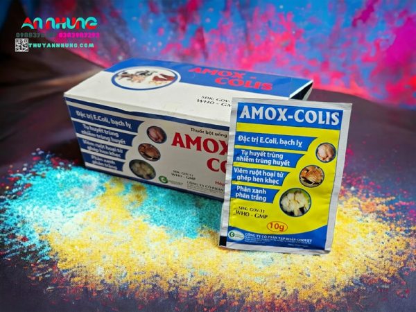 Goovet Amox Colis 10gr - Hộp 50 gói