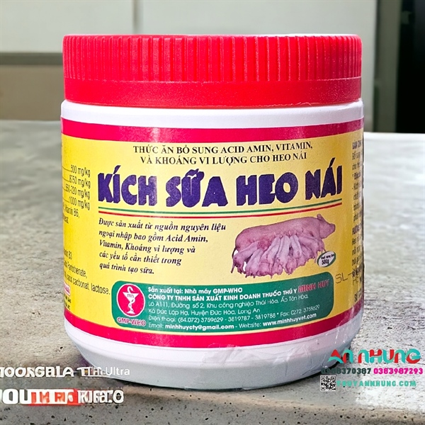 Minh Huy Kích Sữa Heo Nái 500g - Lon 500gr