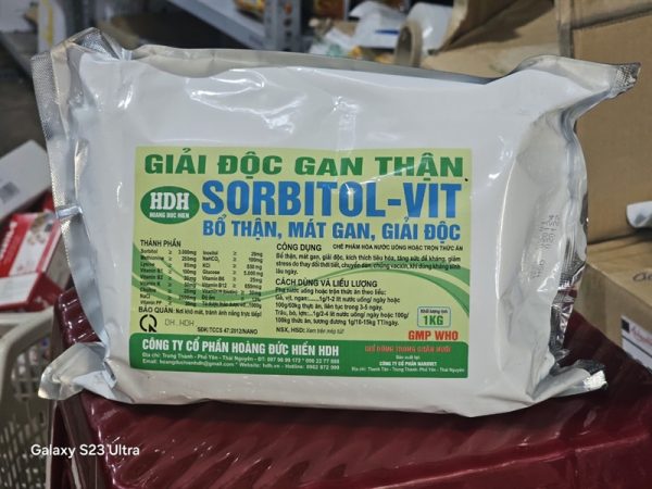 HDH GIẢI ĐỘC GAN THẬN - SORBITOL VIT - Thùng 10kg - Ảnh 2