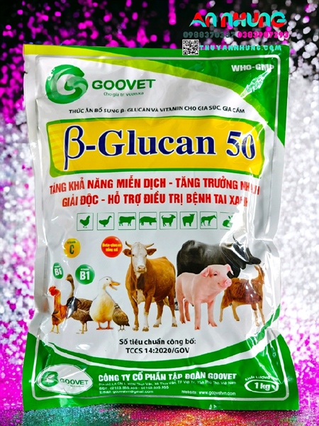 GOOVET B GLUCAN 50% 1KG - Gói 5in1