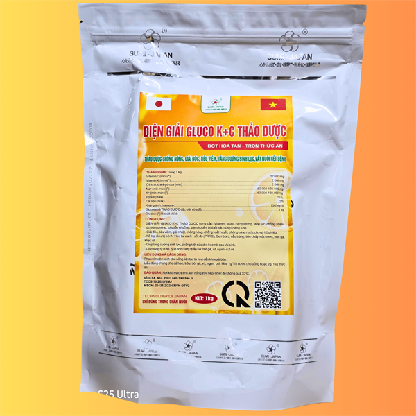 SUMI ĐIỆN GIẢI GLUCO KC THẢO DƯỢC 1Kg - Gói 10in1