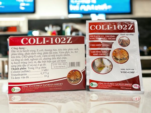Goovet Coli 102Z (gói nhỏ) 10gr - hộp 50 gói - Ảnh 4