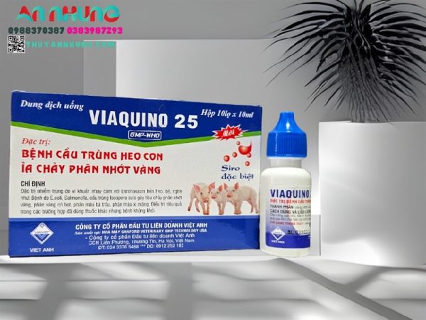 Viavet Quino 25 Oral 10ml - Hộp 10 lọ