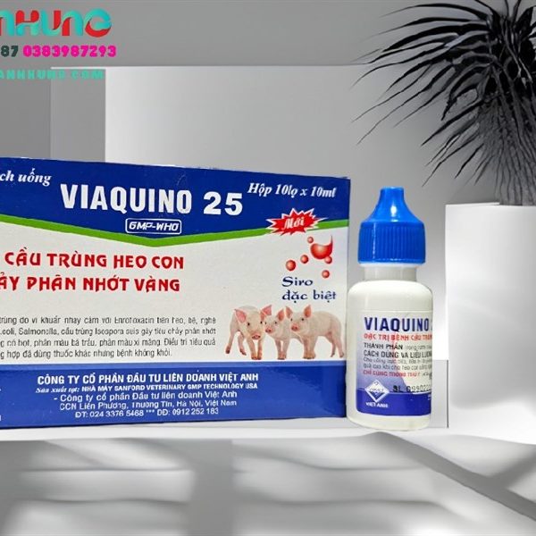 Viavet Quino 25 Oral 10ml - Thùng 48 hộp