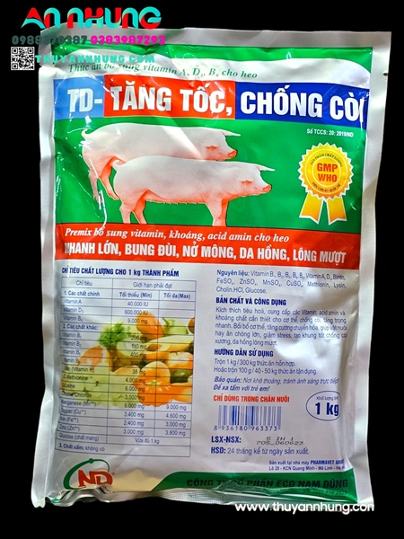 ND TĂNG TỐC CHỐNG CÒI 1Kg - Gói