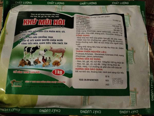 Đồng Tâm Men Khử Mùi 1kg - Chai