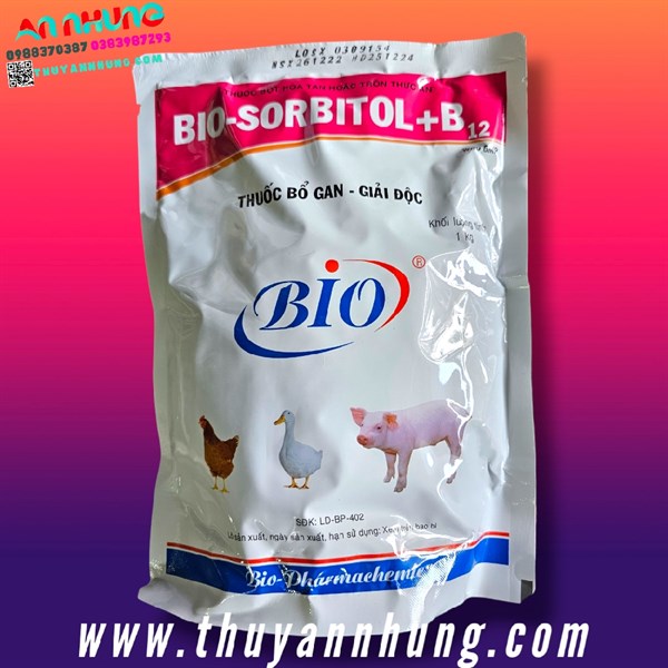BIO SORBITOL B12 - 1kg - Thùng 20 gói