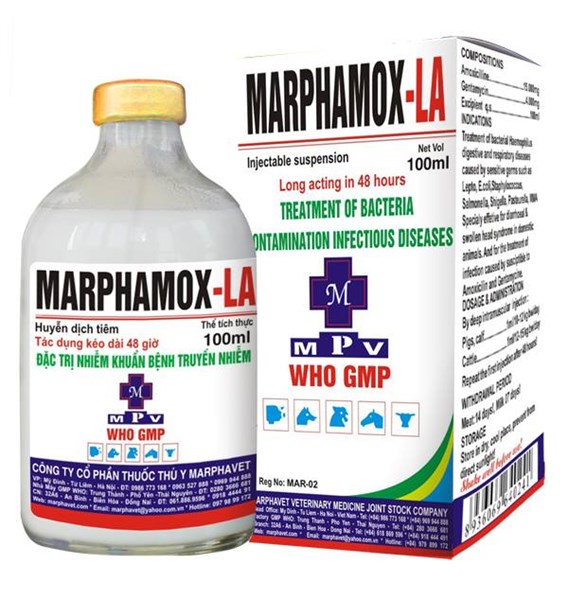 MARPHAMOX LA 100ml - Lọ 100ml