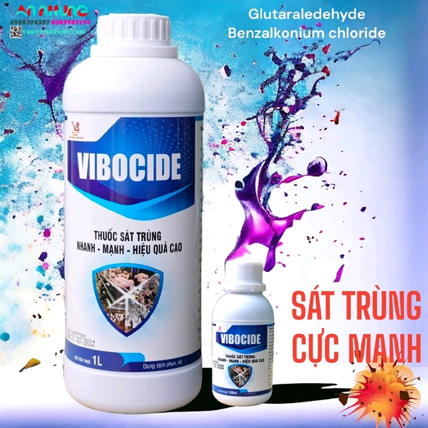 VIBOCIDE 1 Lít - Thùng 15 Chai