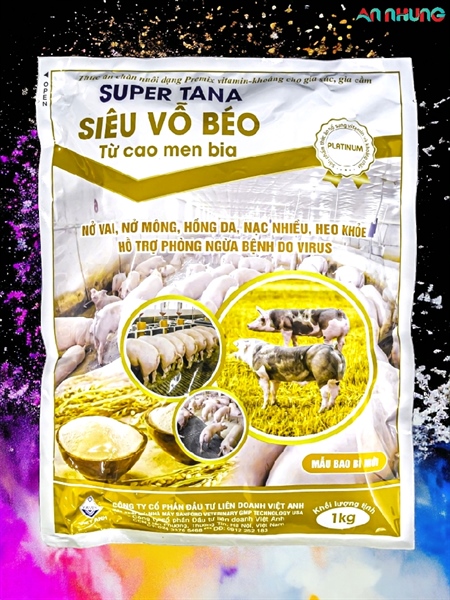VIAVET SUPER TANA PLANTIUM 1kg - Bung đùi, nở mông vai - thùng 10kg