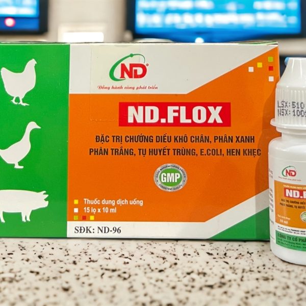 ND Flox 10ml (Chướng diều, khô chân) - lọ 10ml