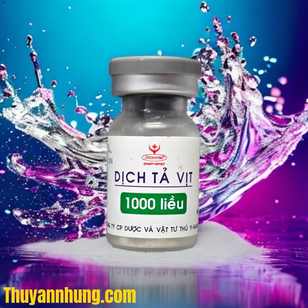 Vaccine Hanvet Dịch tả vịt 1.000 liều - Lọ 1.000 liều