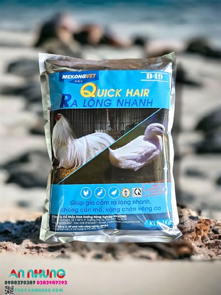 MEKONG D49 - QUICK HAIR - RA LÔNG NHANH 1kg - Gói 1Kg