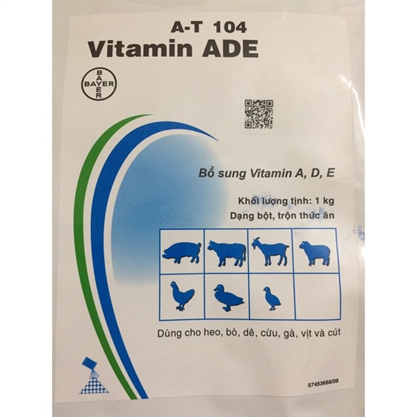 Bayer Vit ADE gói 1kg - gói/1kg