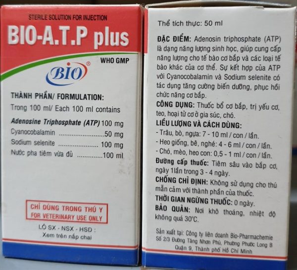 Bio ATP Plus 50ml - Lọ - Ảnh 2