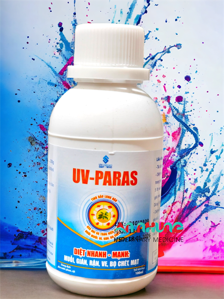 UV PARAS 100ml (diệt mạt gà - rận - bọ chét trên vật nuôi ) - chai 100ml