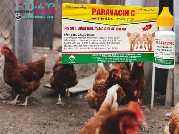 Viavet Paravacin C Oral 10ml - hạ sốt, giảm đau - Hộp 10 lọ - Ảnh 4