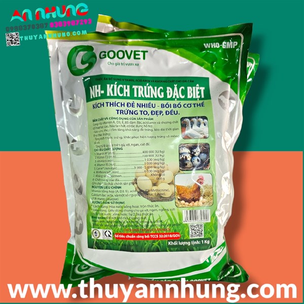 GOOVET KÍCH TRỨNG ĐẶC BIỆT 1KG - Gói 5in1