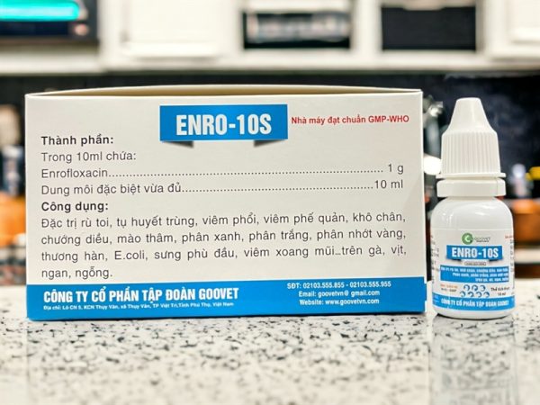 Goovet Enro 10s (gà rù, gà toi) 10ml - lọ/10ml - Ảnh 3
