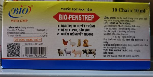 Bio PenStrep 10ml - Hộp 10 lọ - Ảnh 3