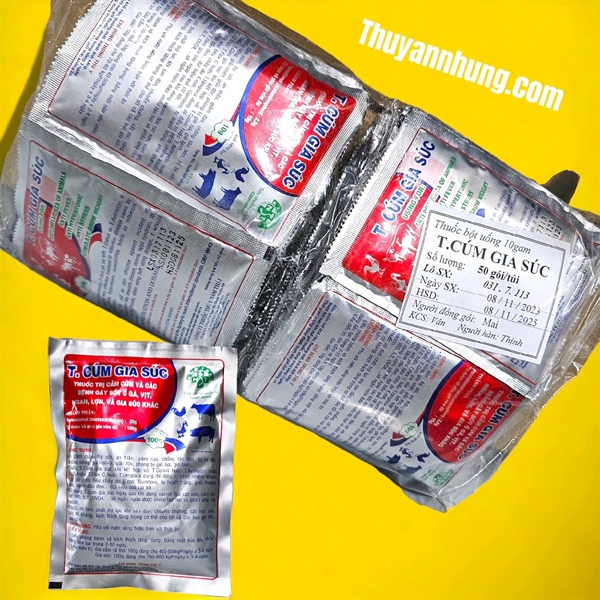 NThai T Cúm (Para 20%) - Bịch (50 gói)