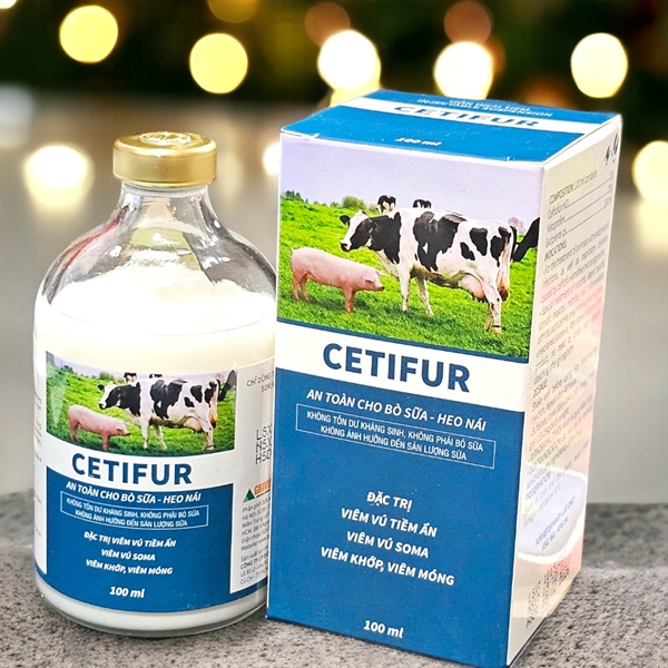 AGRI CEFTIFUR 5% 100ml - Xanh - Chai