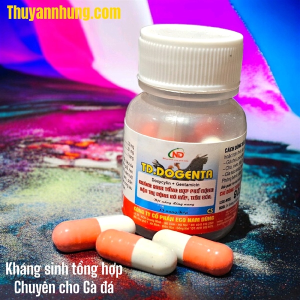 ND Dogenta CS - Kháng sinh tổng hợp Gà Đá - Hũ 15 Viên