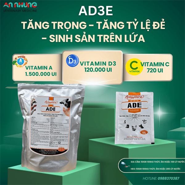 Á CHÂU ADE 1 Kg - Gói 10in1