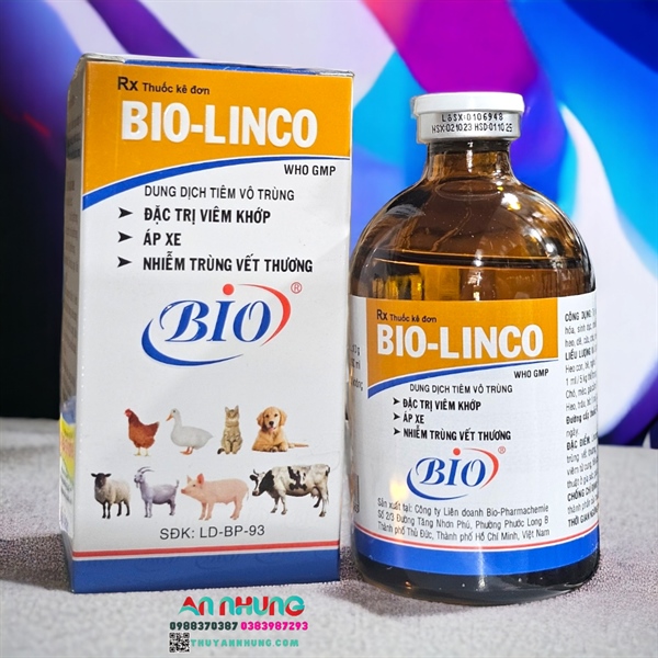 Bio LINCO - Đặc trị viêm khớp, Áp xe - Lọ 100ml