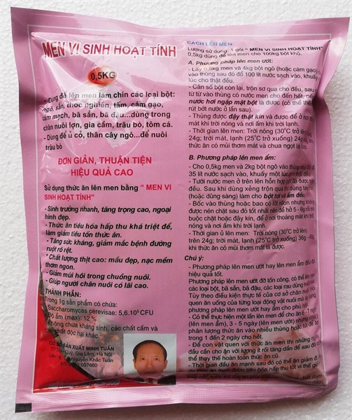 HN Men Ủ Cỏ Hoạt Tính 500g - Gói