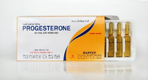 Hanvet Progesterol ống - Hộp 10 ống