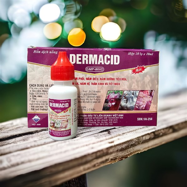 Viavet Dermacid 10ml - Hộp 10 lọ