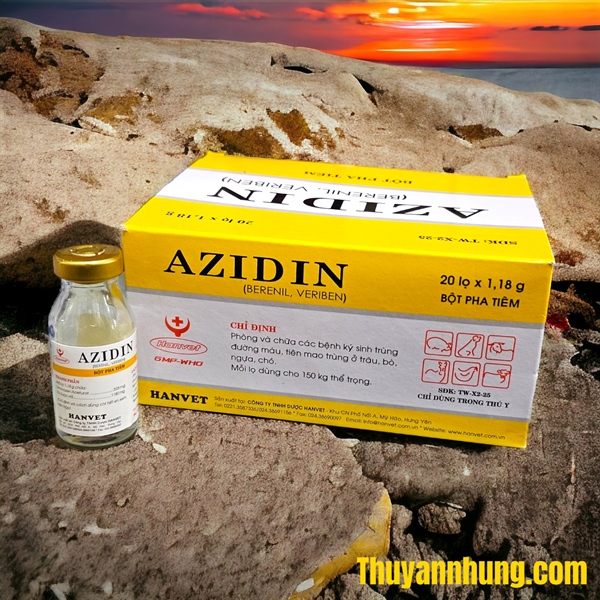 Hanvet Azidin 1.18gr - Hộp 20 lọ