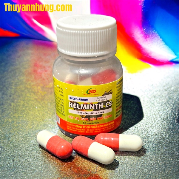 ND Helminth CS - Tẩy giun gà đá, gà chọi - Hũ 15 Viên