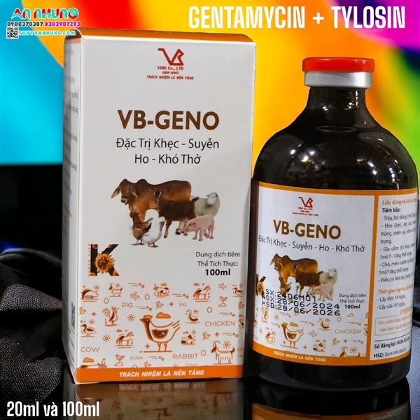 VB GENO ( GENTA TYLO) - Chai 100ml