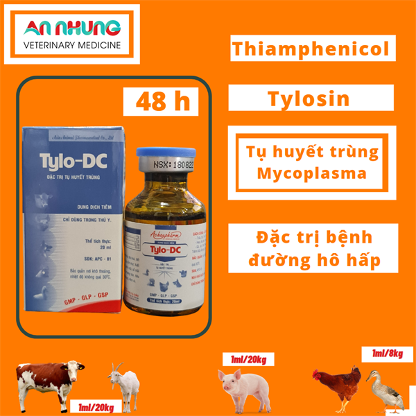 Á Châu Tylo DC 20 ml - Lọ 20ml