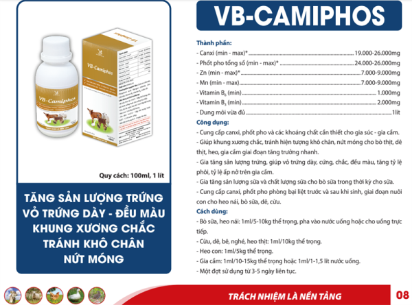 VB CAMIPHOS 1 Lít - Can - Ảnh 2