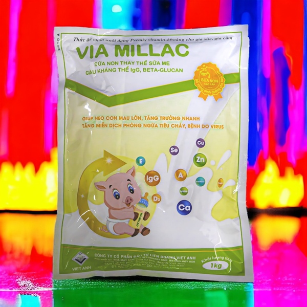 VIAVET MILK LAC 1kg - SỮA NON - Gói