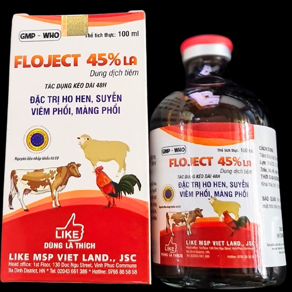 LIKE FLOJECT 45% - 100ml - chai/100ml