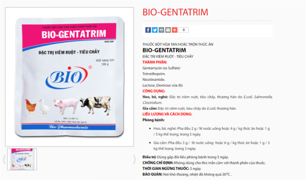 BIO GENTA TRIM - Gói 1KG - Ảnh 3