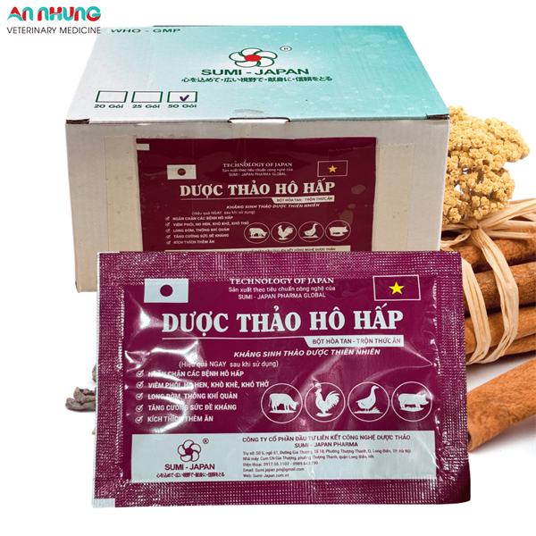 SUMI Dược thảo hô hấp 10g - Gói 10g