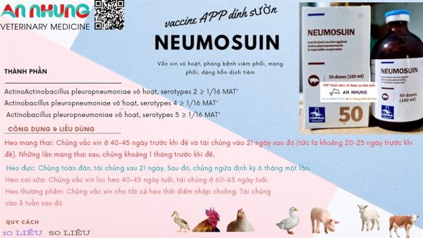 Vaccine Hipra Neumosuin - APP 10 Liều - Lọ 10 liều - Ảnh 3