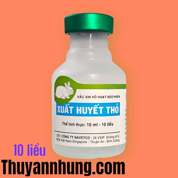 Vaccine Navetco - Xuất huyết Thỏ - Lọ 10 liều