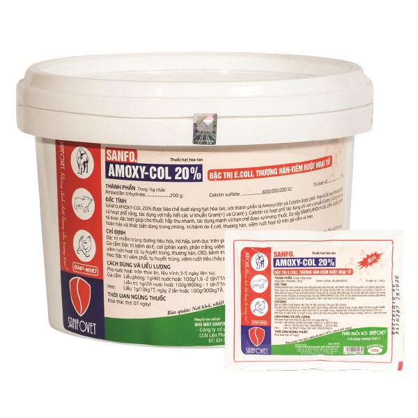 SANFO AMOXYL COL 20% - Gói