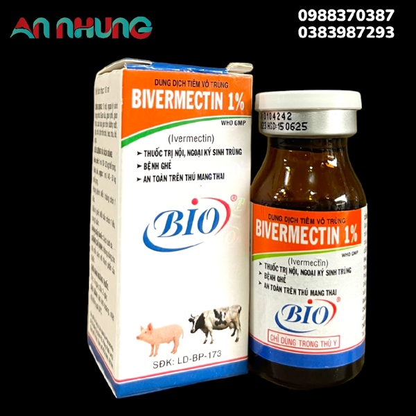 Bivermectin 1% - Lọ nhỏ 10ml