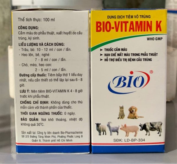 BIO VITAMIN K 100ml - Chai - Ảnh 3