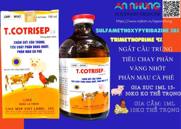 LIKE T. COTRISEP LA ( SulfaTrime) - Chai 100 ml - Ảnh 3